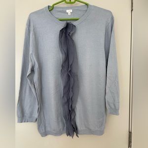 NWT. Jcrew ruffle sweater